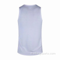 Aangepaste printen Sport Heren Summer Gym Vest